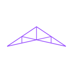 Buildings Trusses Howe Scissors Editable Svg Line Art, Free Vectors File